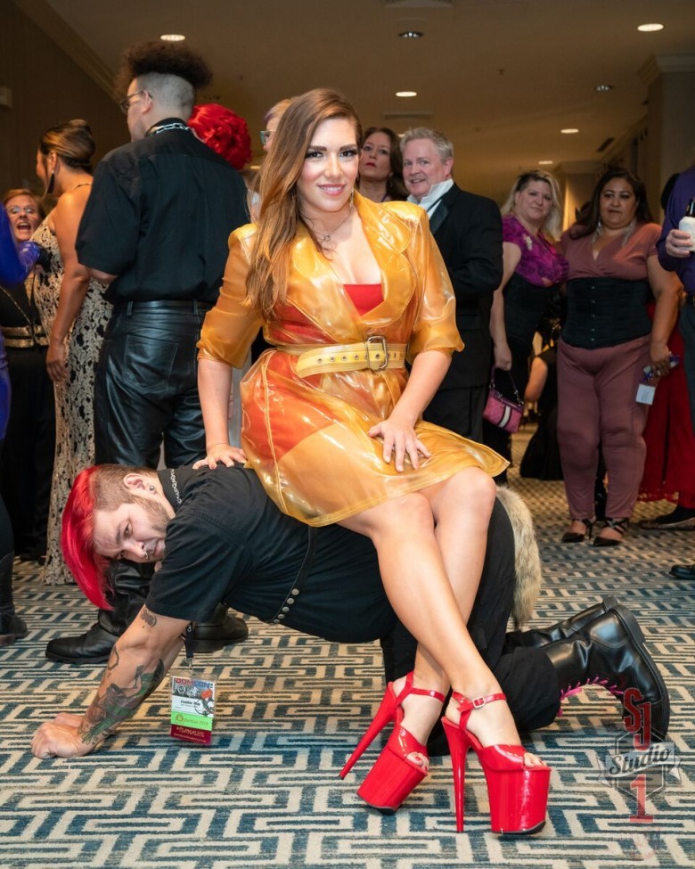 Mistress Elena and Zombiepup at the Red Carpet Social