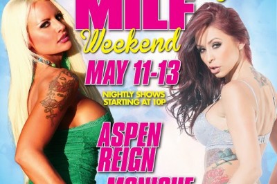 Aspen Reign and Monique Alexander at Larry Flynt’s Hustler Club in Baltimore
