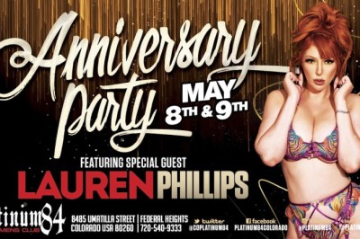 Lauren Phillips Returns to Denver’s Platinum 84 This Weekend